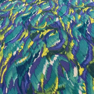 V24/DD - Crinkled Abstract Jungle Viscose