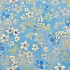 Flor36/DD - Metallic Impressions - Ethereal Field Light Blue