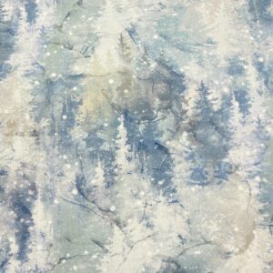 Blu76/DD -  Highland View - Textured Trees Light Blue