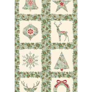 Chr10/EE - Good Tidings - Squares Cream Panel