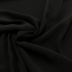 V14/EE - Black Viscose Crepe