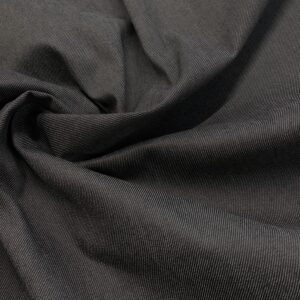 D09/EE - Black Cotton Poly Stretch Denim