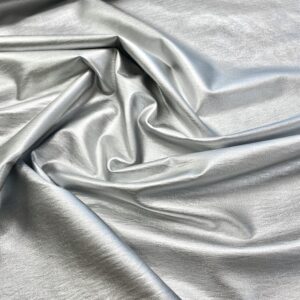 P11/EE Flair Silver Stretch Lamé Polyester