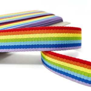 Web20/FF - Classic Rainbow Webbing (40mm wide)