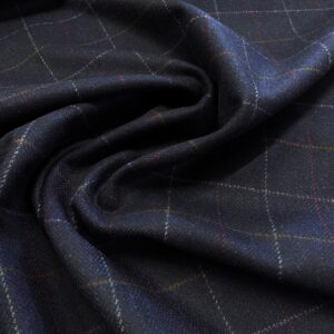 Su06/EE - Blue Check Wool (Deadstock Abraham Moon)
