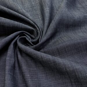 D15/EE - Blue Linen Look Denim Chambray