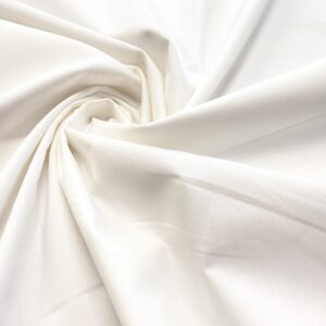 Whi05/EE - White Cotton Percale