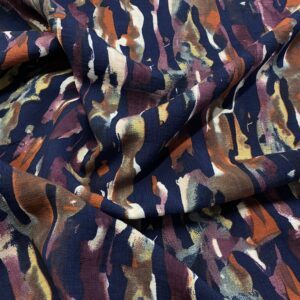 V51/EE -  Autumn Echoes Viscose Crepe 125cm Piece
