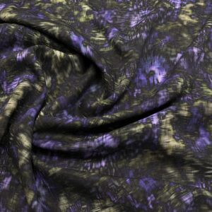 V58/EE - Tie-Dye Purple Viscose Twill (by Light and Lush)