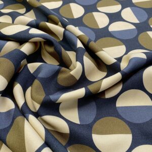 V57/EE - Fall Circles Viscose Twill (by Light and Lush)