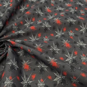 PC02/EE  - Spiders Polycotton