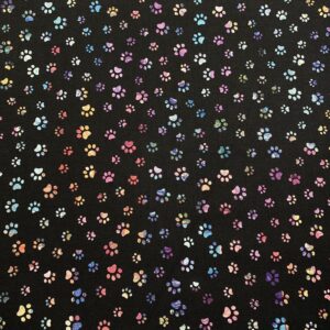 Ani22/EE - Sophisticat - Paw Prints Black