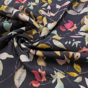 V15/FF - Maison Leaves Nightshade Viscose Linen