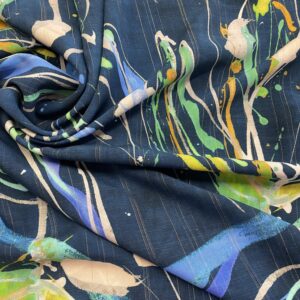 V29/FF - Midnight Rain Viscose Lurex