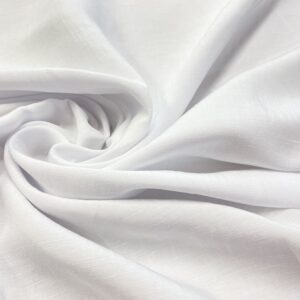 V34/FF- White Viscose Linen Blend