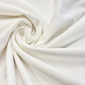L11/FF - White Cotton Linen Blend