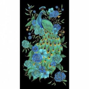 Pan05/FF - Peacock - Peacock Panel Metallic Gold