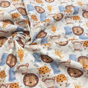 C60/FF - Safari Animals Cotton Poplin