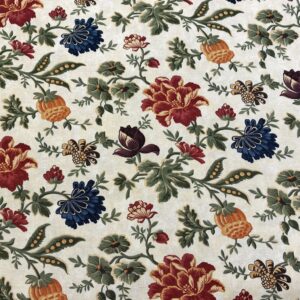 Flor37/FF - Quail Run - Meadowland Florals Tan