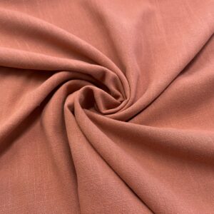 V49/FF - Terracotta Viscose Linen Slub