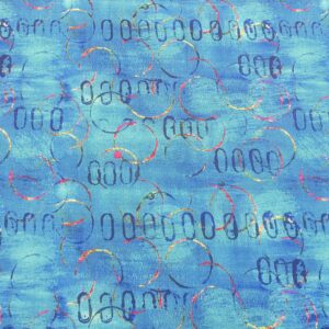 Blu09/GG - Layers of Time - Oblong Circles Turquoise
