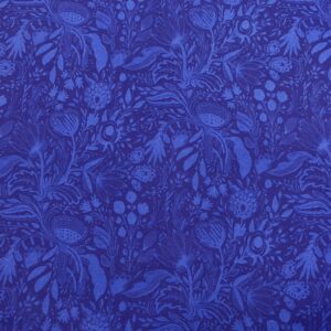 Blu11/GG- Rise Up - Floral Damask Dark Blue