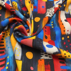 V07/GG -  Little Johnny Abstract Play Viscose