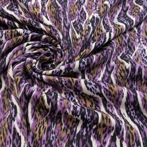 V11/GG - Abstract Leopard Ikat Viscose