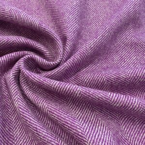 Su12/GG - Purple Striped Herringbone Wool